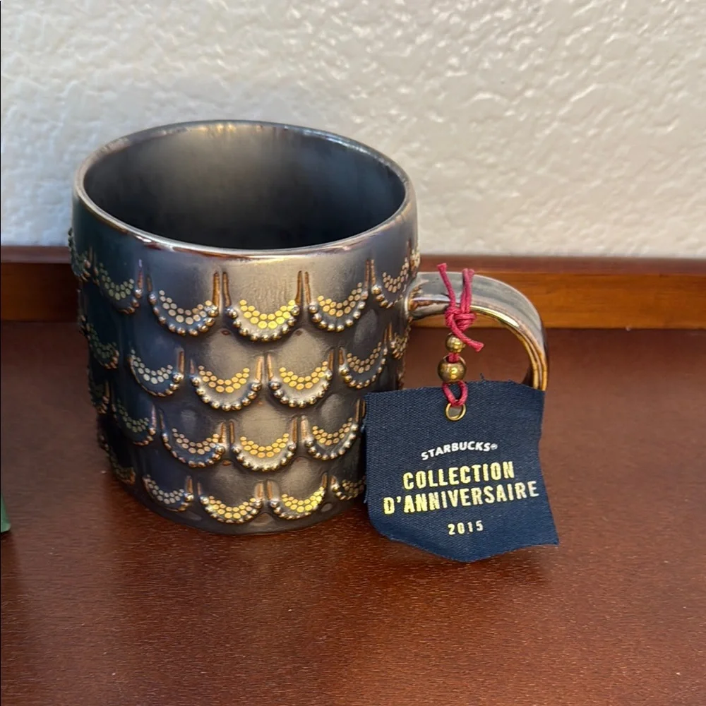 Starbucks Mermaid Siren scales Collection D'Anniversaire 2015 Mug
